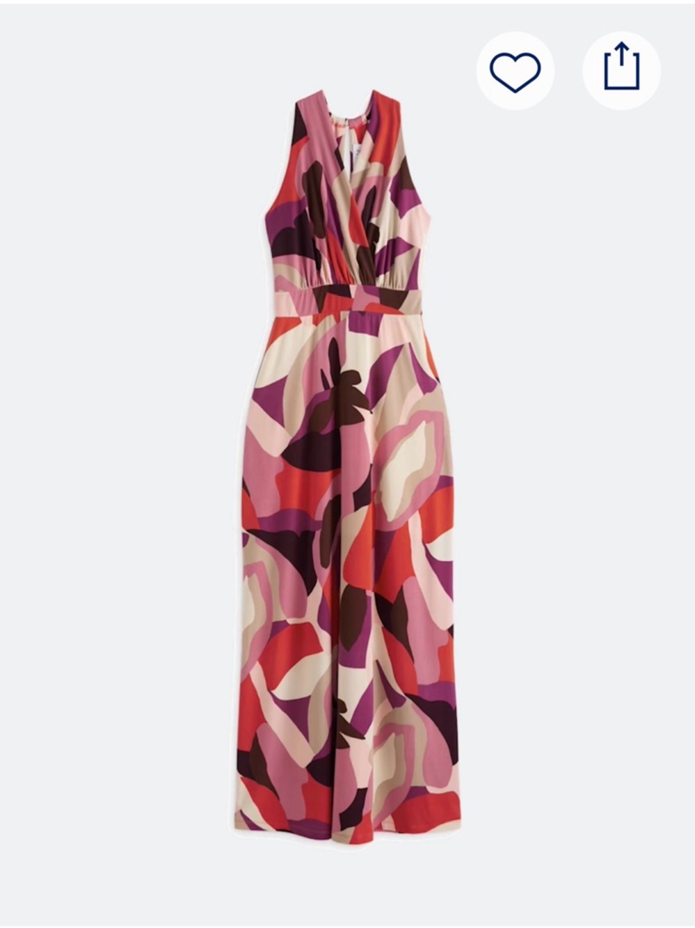 EUC Gilli Abstract Print Maxi Dress in Pink, Red & Purple Size Small - Picture 6 of 10